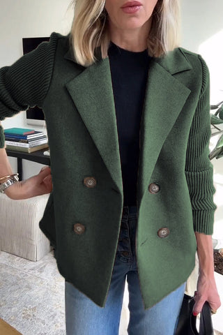 SORELLE - Blazer Élégant à Manches Tricotées