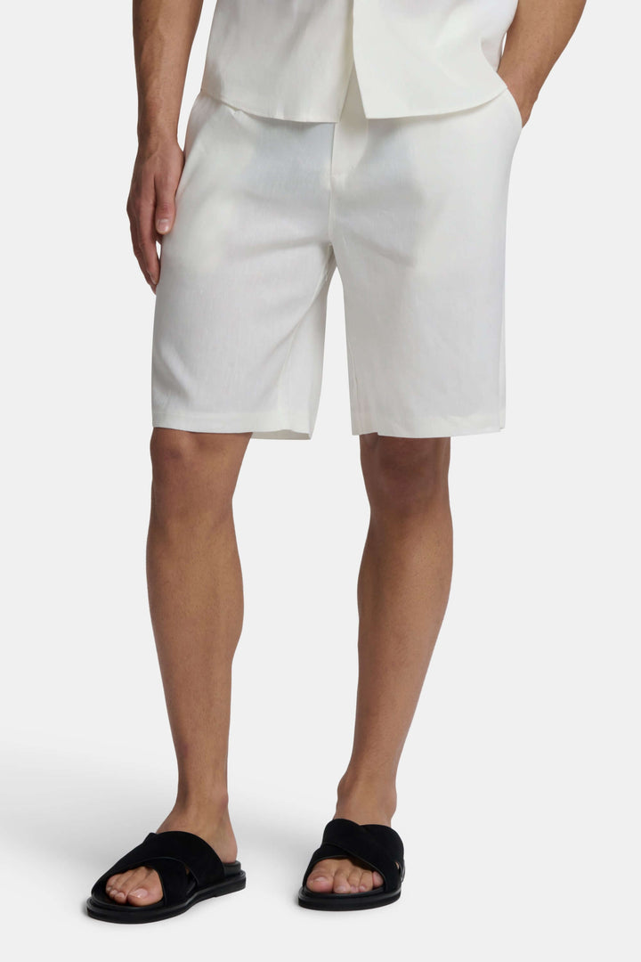 Shorts en Lin Respirant
