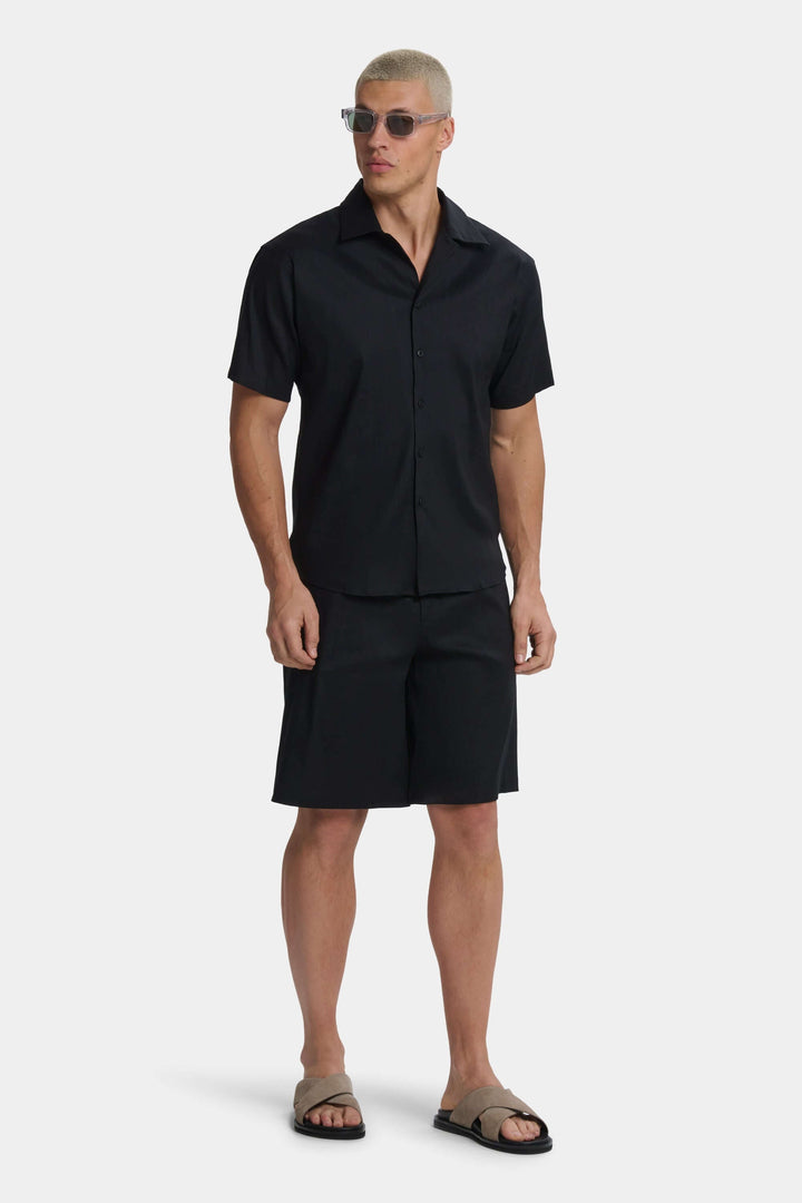 Shorts en Lin Respirant