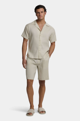 Shorts en Lin Respirant