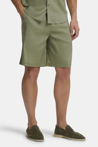 Shorts en Lin Respirant