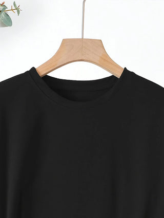 Larson - T-shirt casual à manches courtes avec motif en forme de cœur