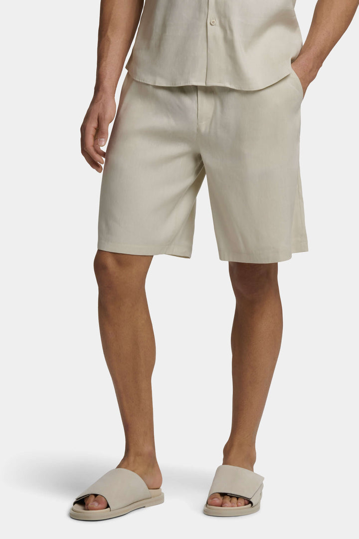 Shorts en Lin Respirant