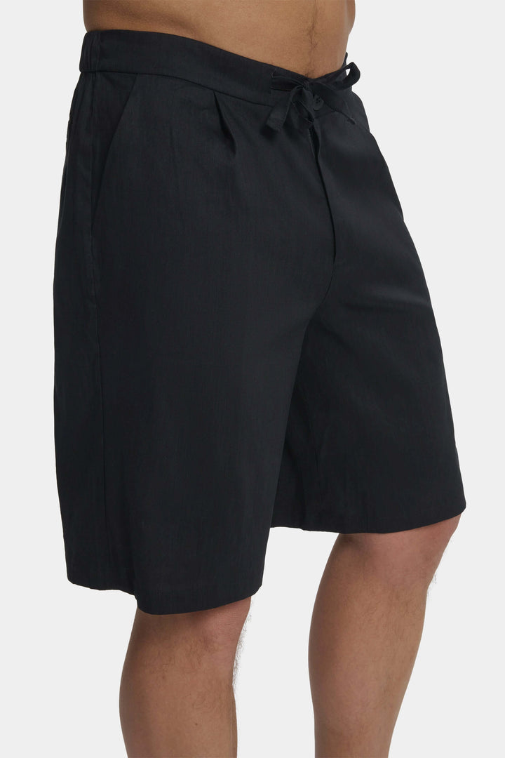 Shorts en Lin Respirant