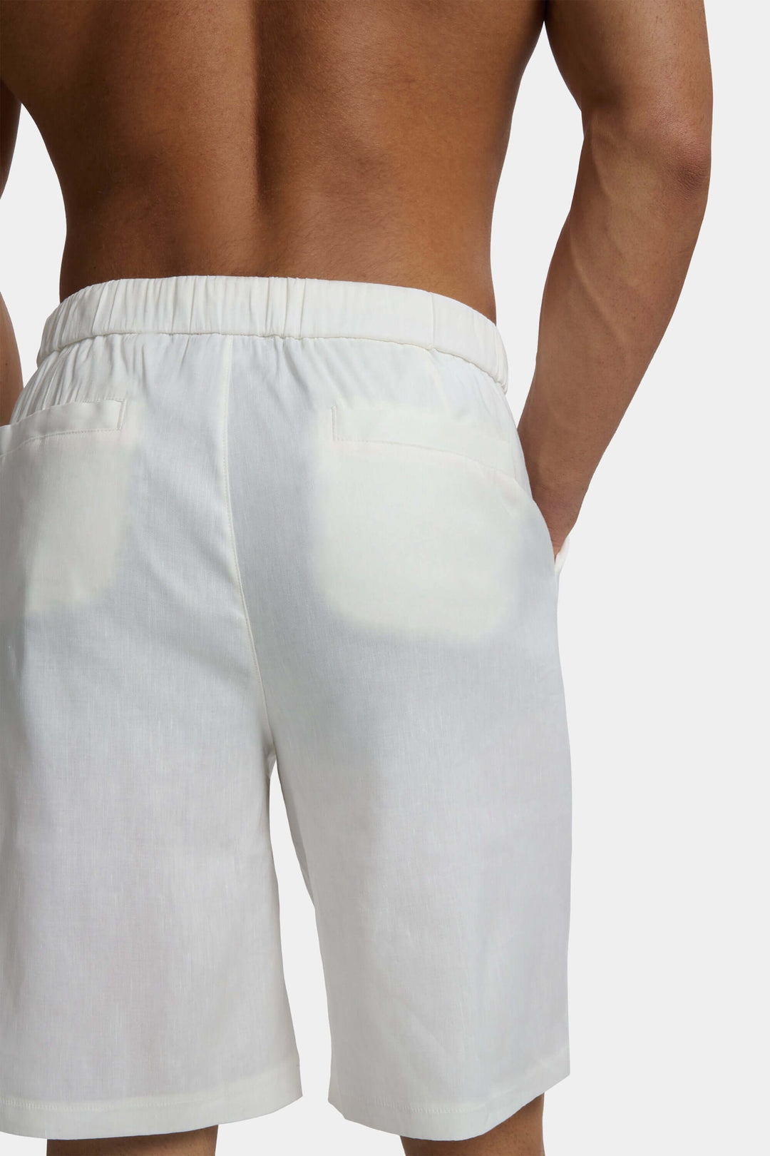 Shorts en Lin Respirant