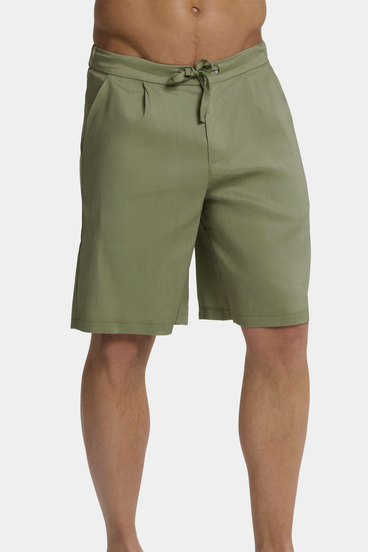 Shorts en Lin Respirant