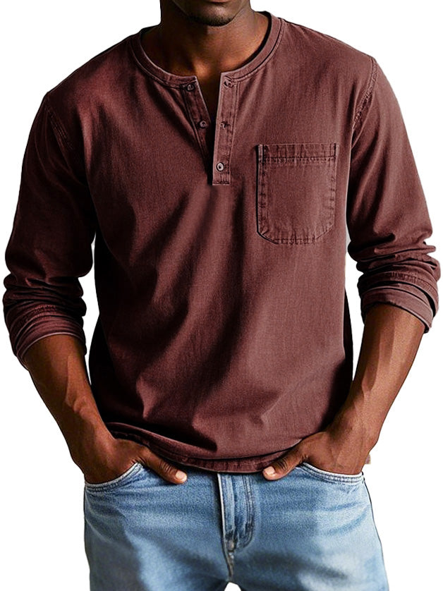 Gerry - Chemise en Denim avec Poche Pratique