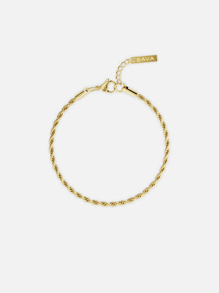 Bracelet en or 18K 3MM en corde