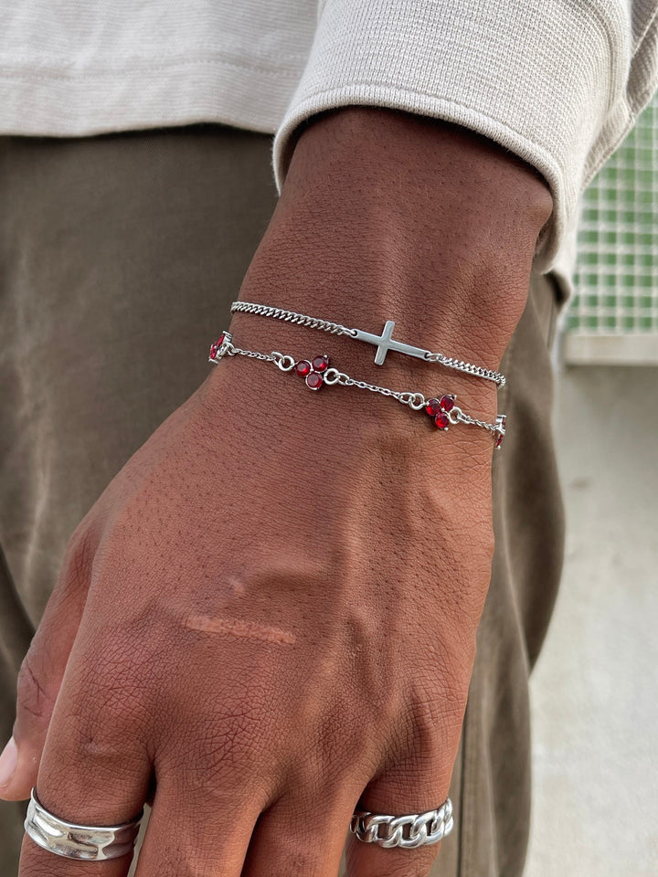 Bracelet Croix en Argent