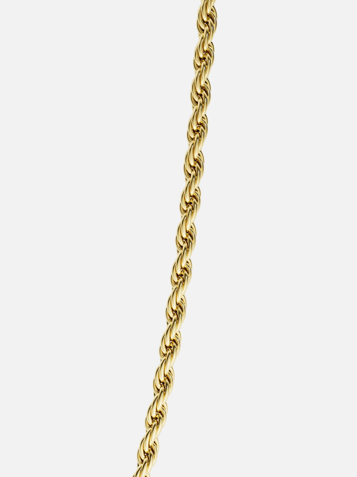 Chaîne en Corde de 3MM en Or 18K