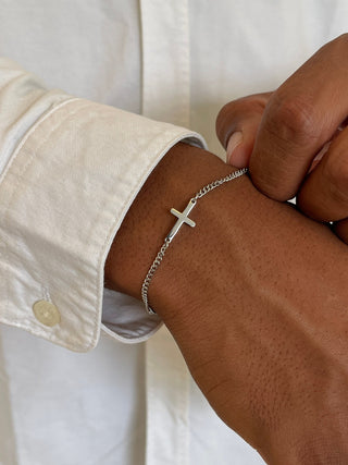 Bracelet Croix en Argent