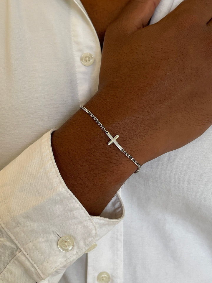 Bracelet Croix en Argent