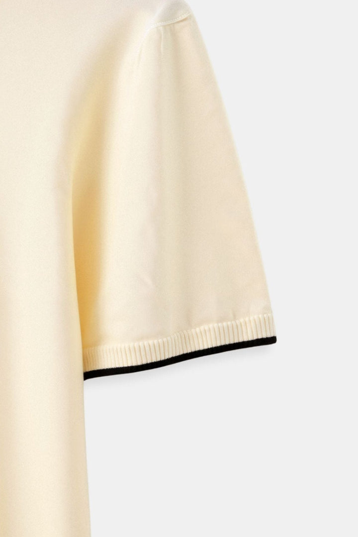 Polo Ajusté Slim Contrast