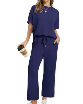 Asanare - Ensemble T-shirt et Pantalon Décontracté Confort