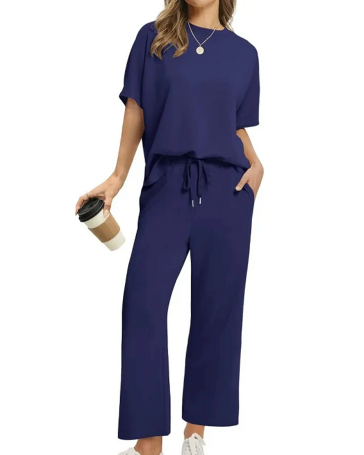 Asanare - Ensemble T-shirt et Pantalon Décontracté Confort