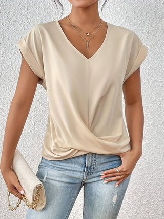Tammana - T-shirt décontracté à col en V