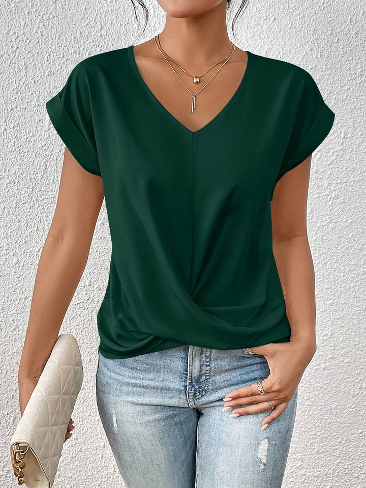 Tammana - T-shirt décontracté à col en V