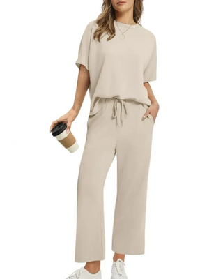 Asanare - Ensemble T-shirt et Pantalon Décontracté Confort