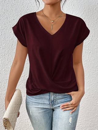 Tammana - T-shirt décontracté à col en V