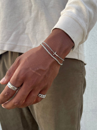 Bracelet Croix en Argent