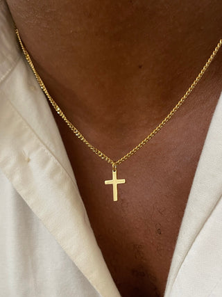 Chaîne Croix en Or 18K