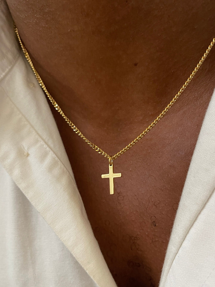 Chaîne Croix en Or 18K