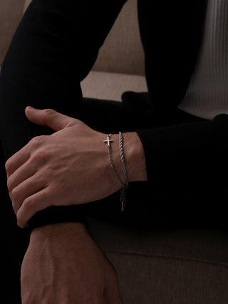 Bracelet Croix en Argent