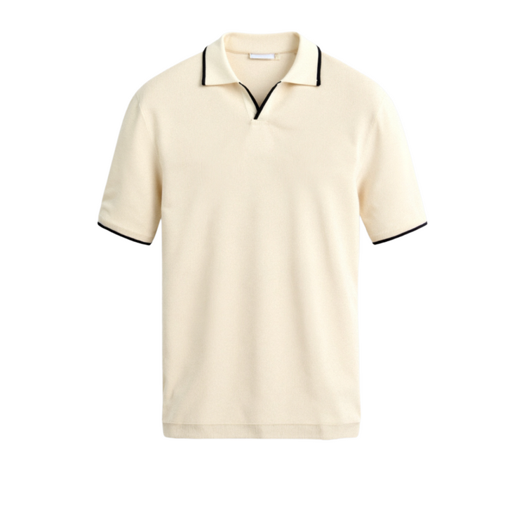 Polo Ajusté Slim Contrast