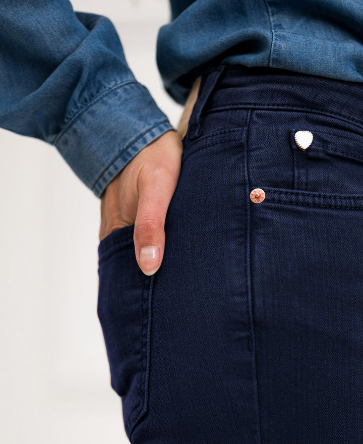 Jeans Flares Bleu Foncé