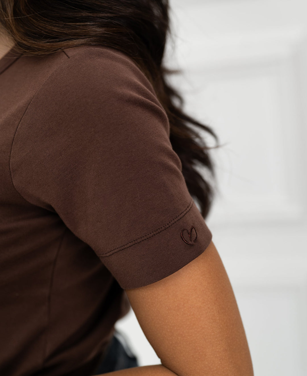 Luxurious and Soft Cocoa La Massy T-Shirt