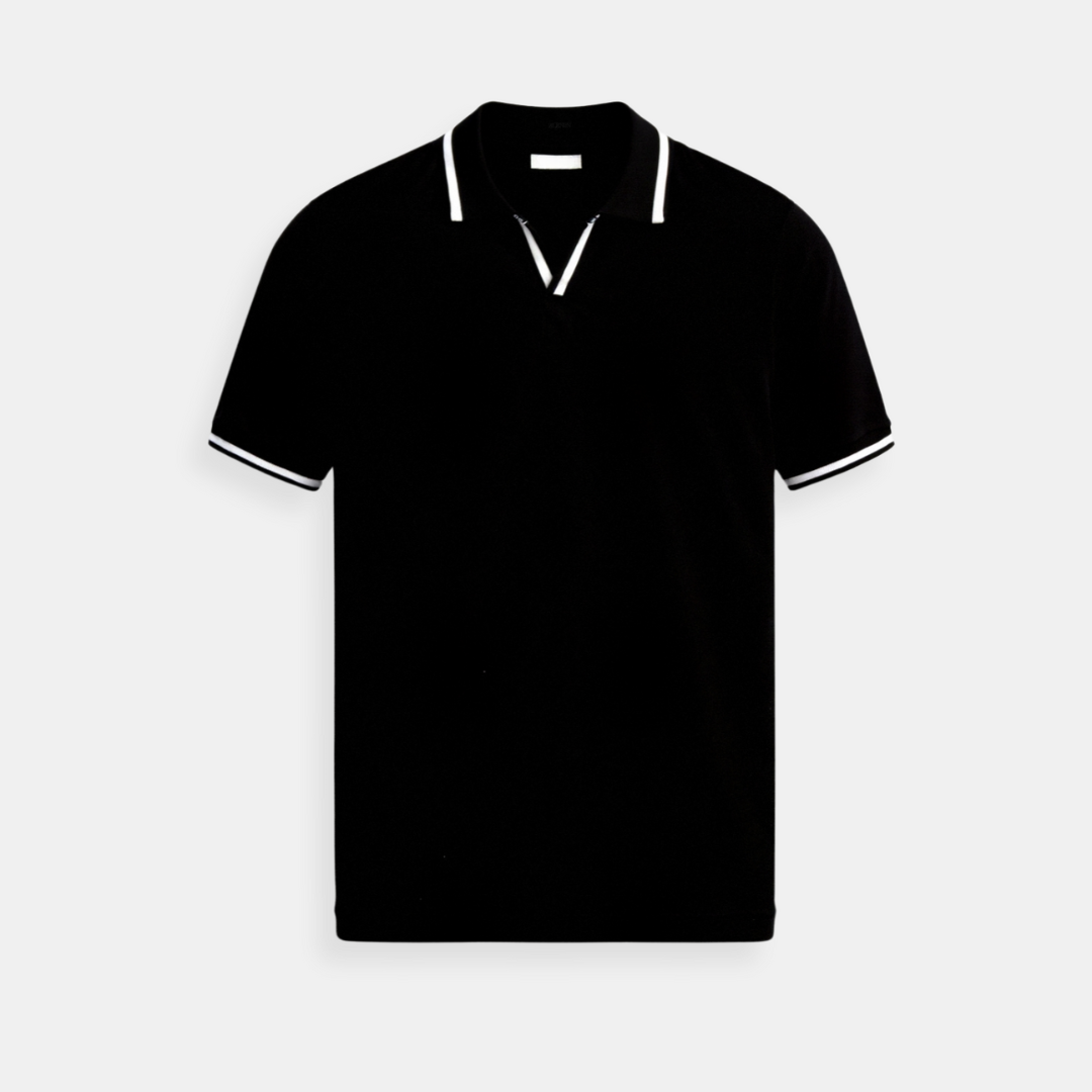 Polo Ajusté Slim Contrast
