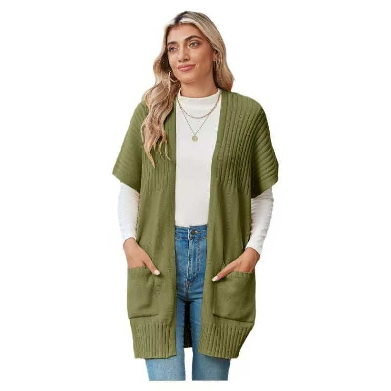 Cassava - Cardigan Tricot Léger à Ouverture Frontale
