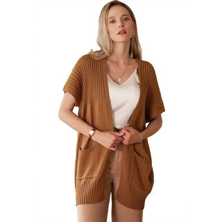 Cassava - Cardigan Tricot Léger à Ouverture Frontale