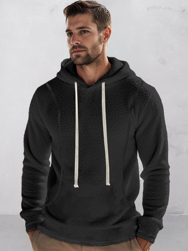 Chaud et Confortable : Hoodie en Polaire