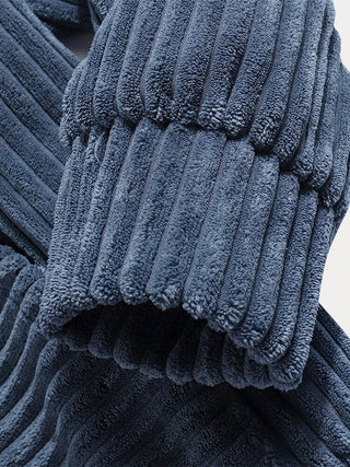 Décontracté et ample : Hoodie en velours côtelé