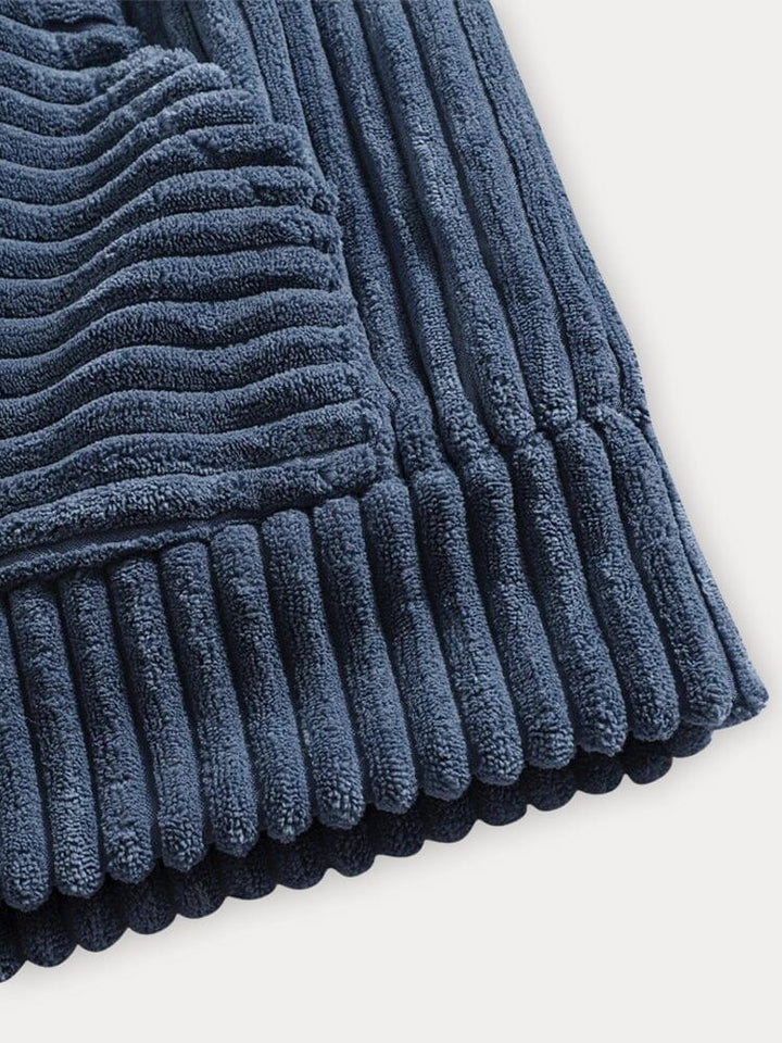 Décontracté et ample : Hoodie en velours côtelé
