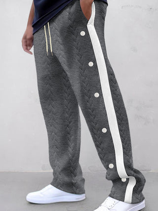 Pantalon à texture jacquard