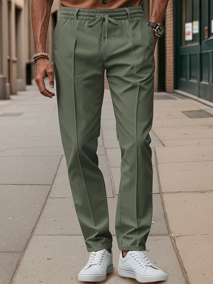Pantalons décontractés pour le bureau avec taille confortable