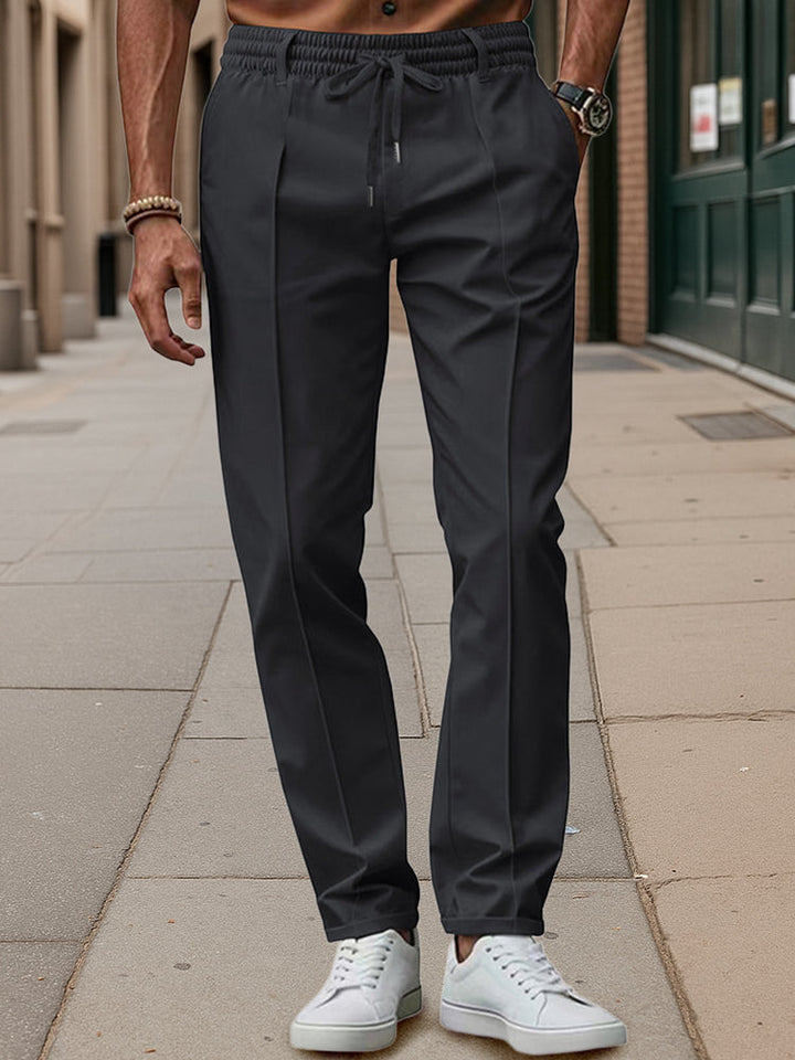 Pantalons décontractés pour le bureau avec taille confortable