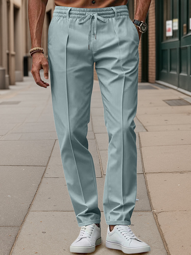 Pantalons décontractés pour le bureau avec taille confortable