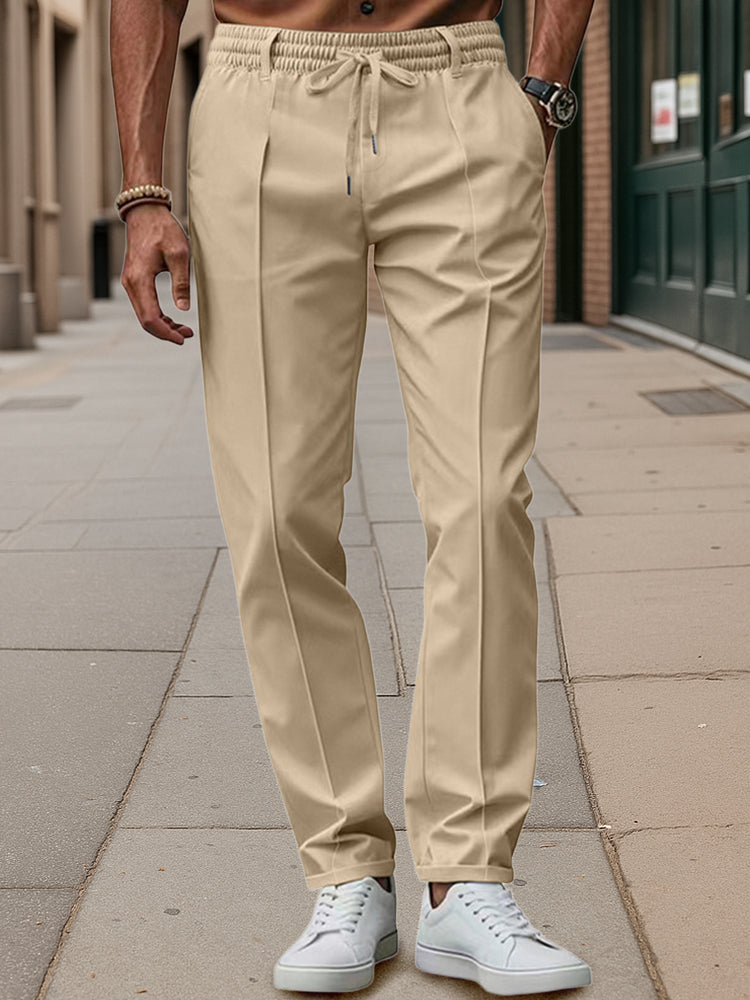 Pantalons décontractés pour le bureau avec taille confortable