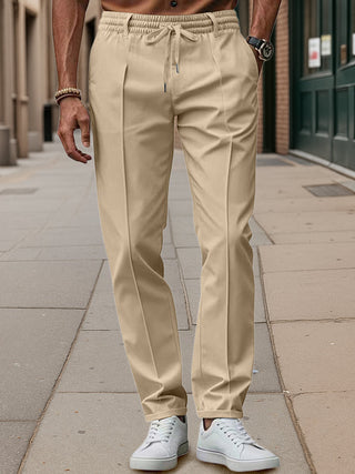 Pantalons décontractés pour le bureau avec taille confortable