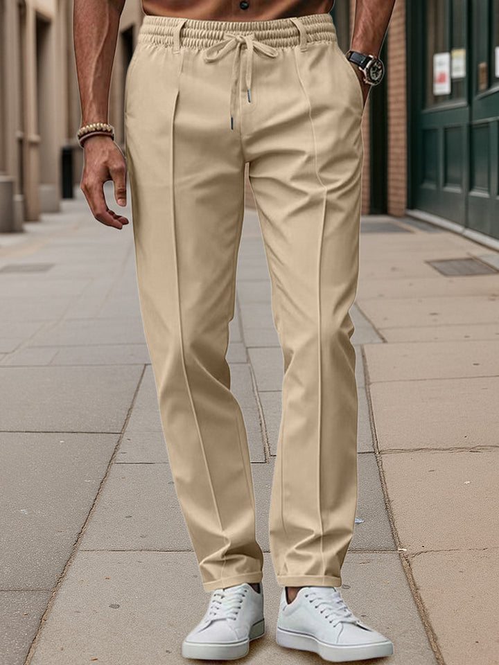 Pantalons décontractés pour le bureau avec taille confortable