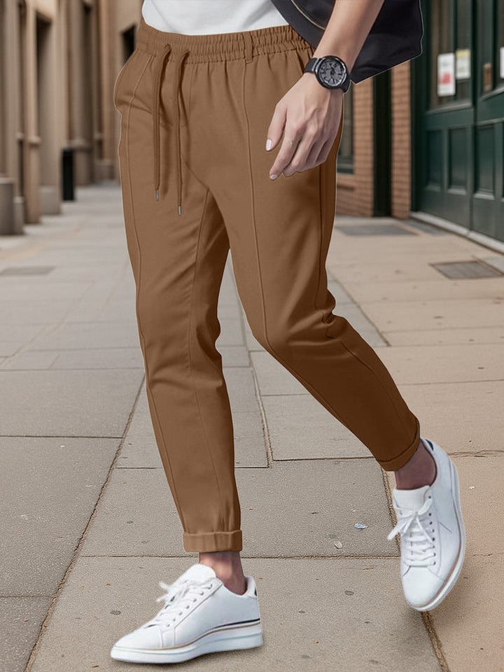 Pantalons décontractés pour le bureau avec taille confortable