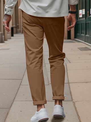 Pantalons décontractés pour le bureau avec taille confortable