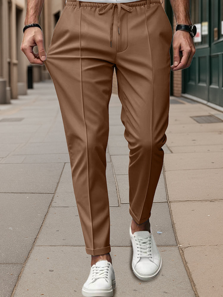 Pantalons décontractés pour le bureau avec taille confortable