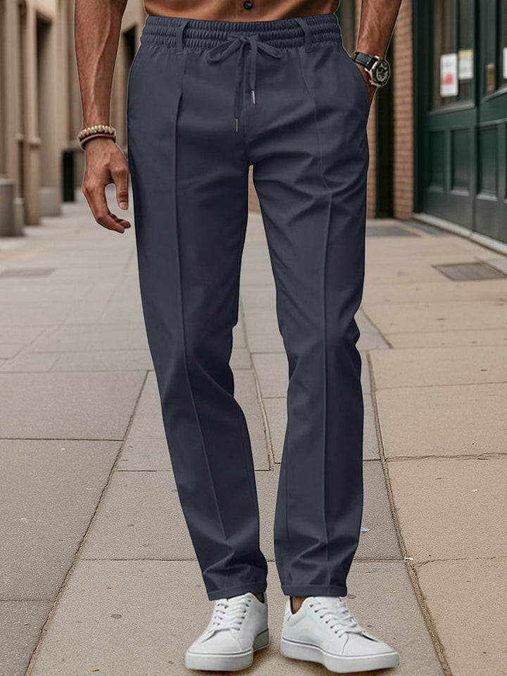 Pantalons décontractés pour le bureau avec taille confortable