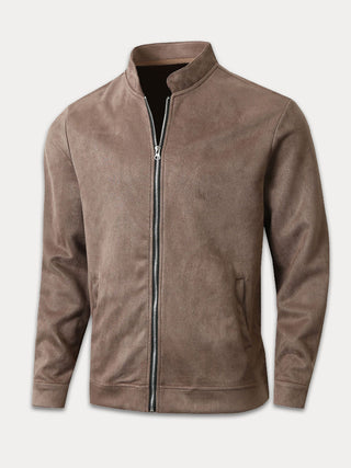 Veste Classique en Suède Confortable