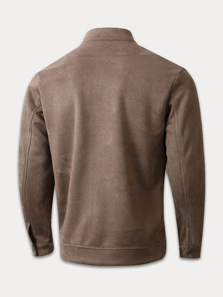 Veste Classique en Suède Confortable