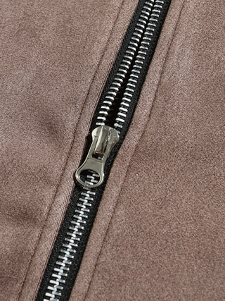 Veste Classique en Suède Confortable